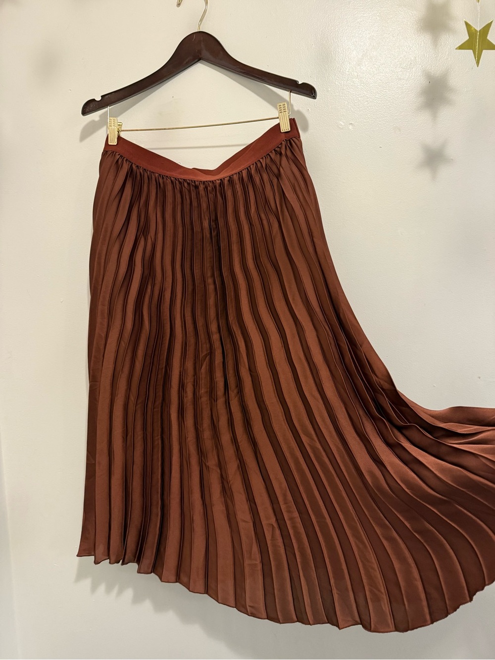 Dr2 Pleated Satin Skirt